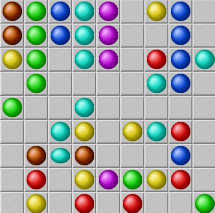 Aka winlines  Game objective is to align same colored balls in horizontal, vertical or diagonal lines